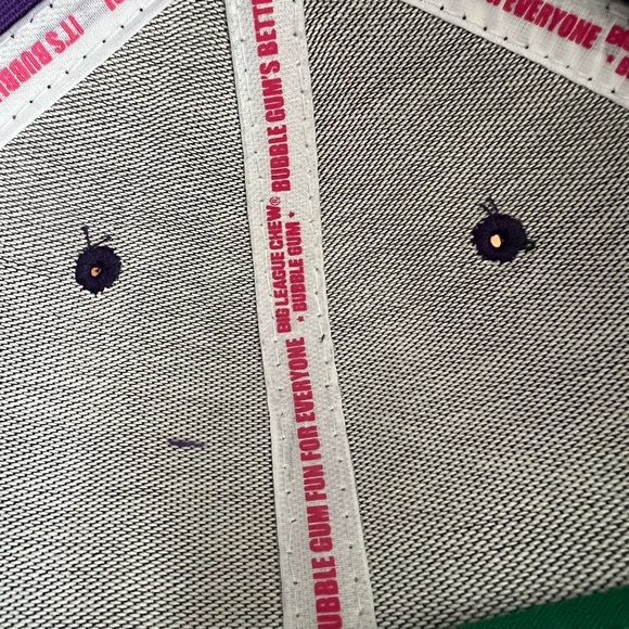 59Fifty Baseball Hat Colorado Rockies Big League Chew Ground Ball Grape 7 1/4 - Picture 10 of 13